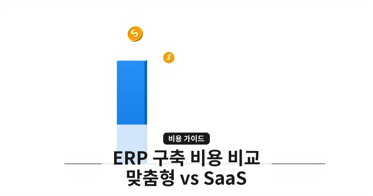 ERP 시스템 구축 비용: 맞춤형 개발 vs SaaS 구독, 예산 책정 완벽 가이드