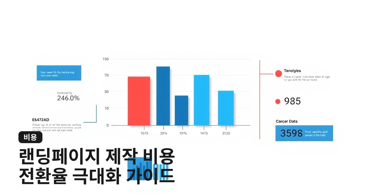 랜딩페이지 제작 비용과 전환율 극대화 가이드 (2026 최신 기준)