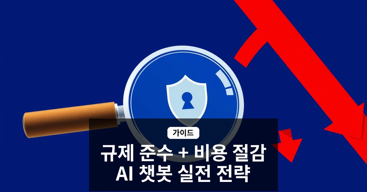AI 챗봇 도입 시 규제 준수와 비용 절감 실전 전략 (2026)