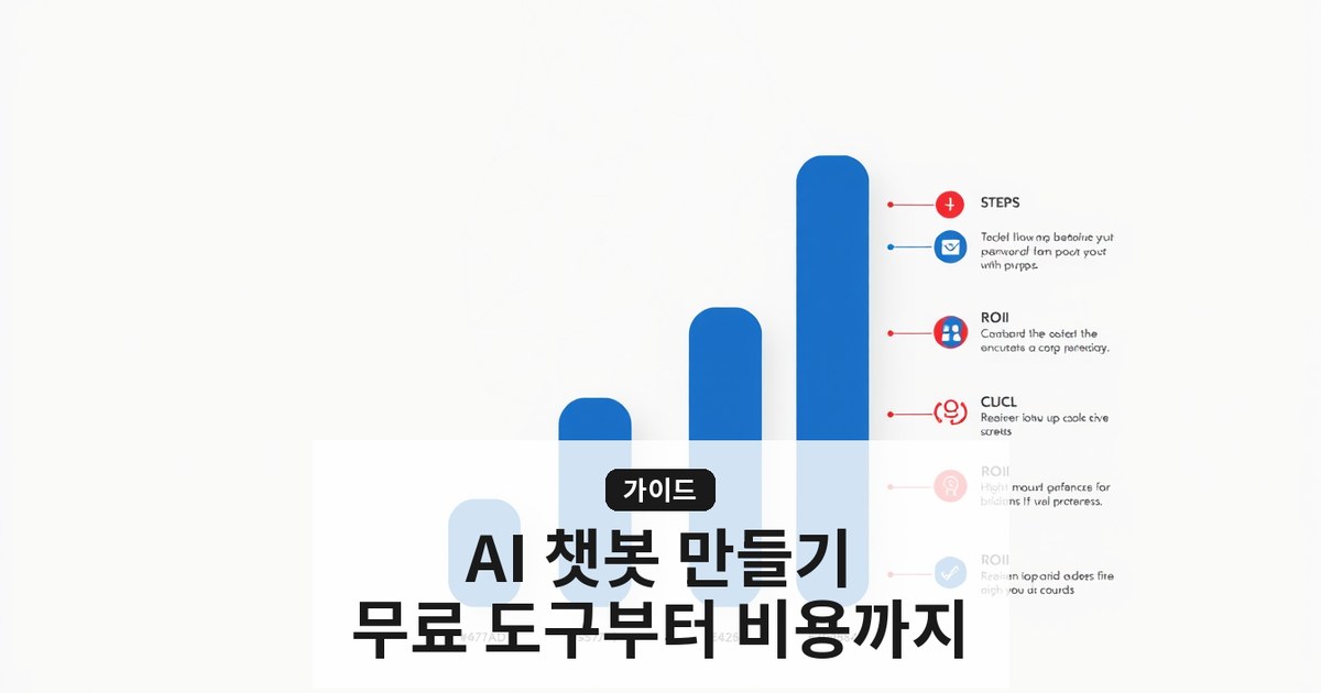 2026년 ai 챗봇 만들기 완벽 가이드, 무료 도구부터 맞춤 개발 비용까지