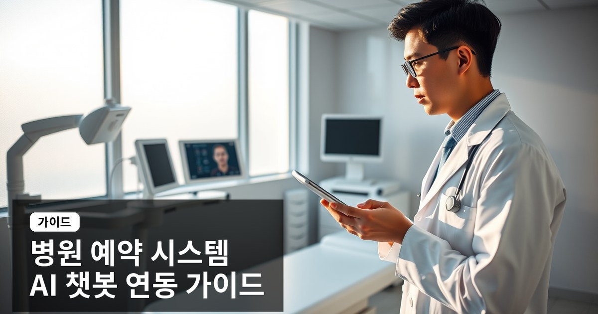 병원 예약 및 상담 시스템 통합 가이드 — 앱과 AI 챗봇을 결합한 디지털 전환 전략