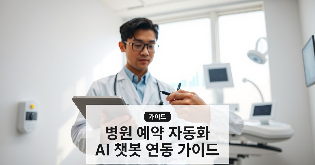 병원 예약 및 상담 자동화 시스템 구축 가이드 — AI 챗봇과 EMR 연동으로 방문객을 환자로 전환하는 실전 방법