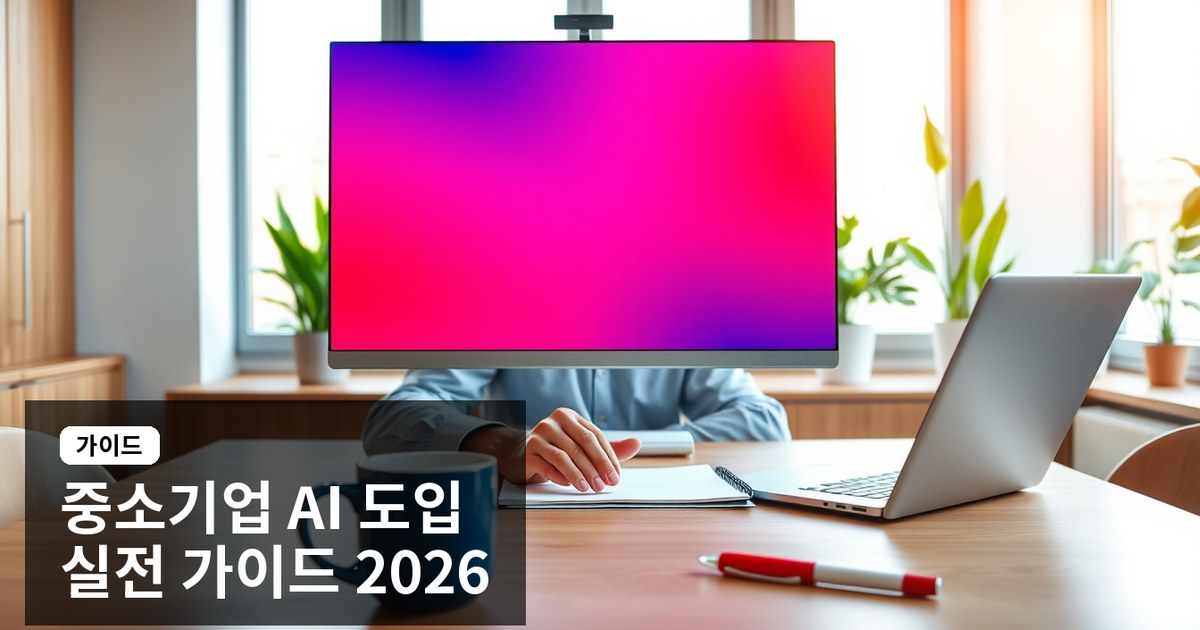 중소기업·소상공인 AI 도입 실전 가이드 2026 — 챗봇, 자동화, LLM 연동