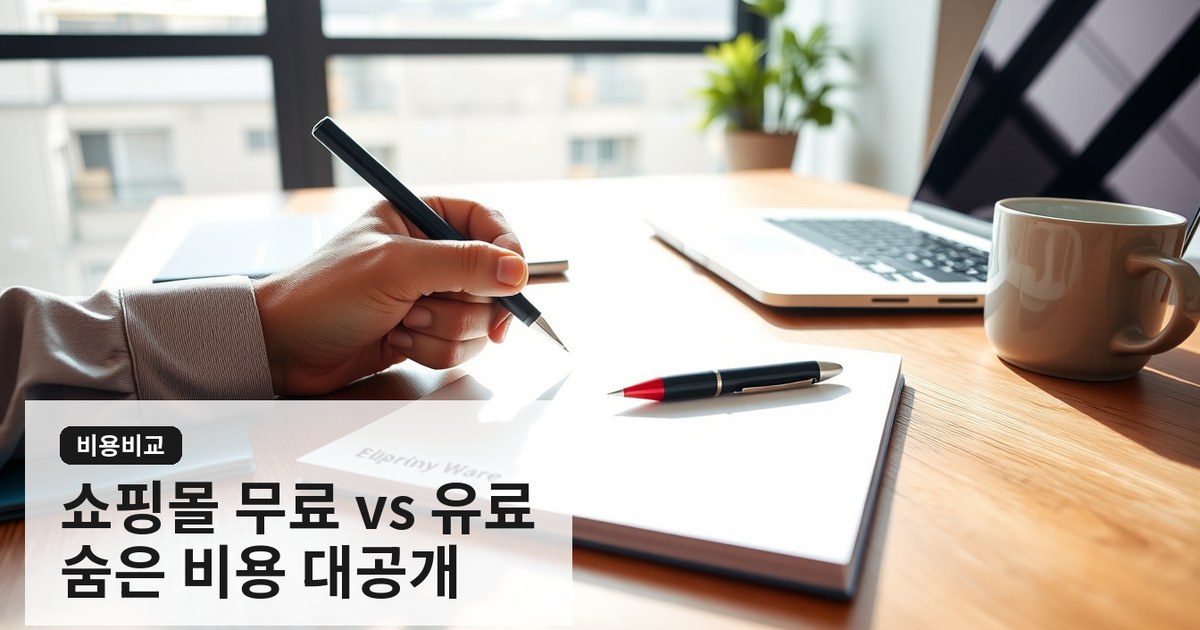 [쇼핑몰 만들기 무료 vs 유료] 숨은 비용과 유지보수 실전 가이드 — 카페24, 네이버 스마트스토어, 자체 개발 비교