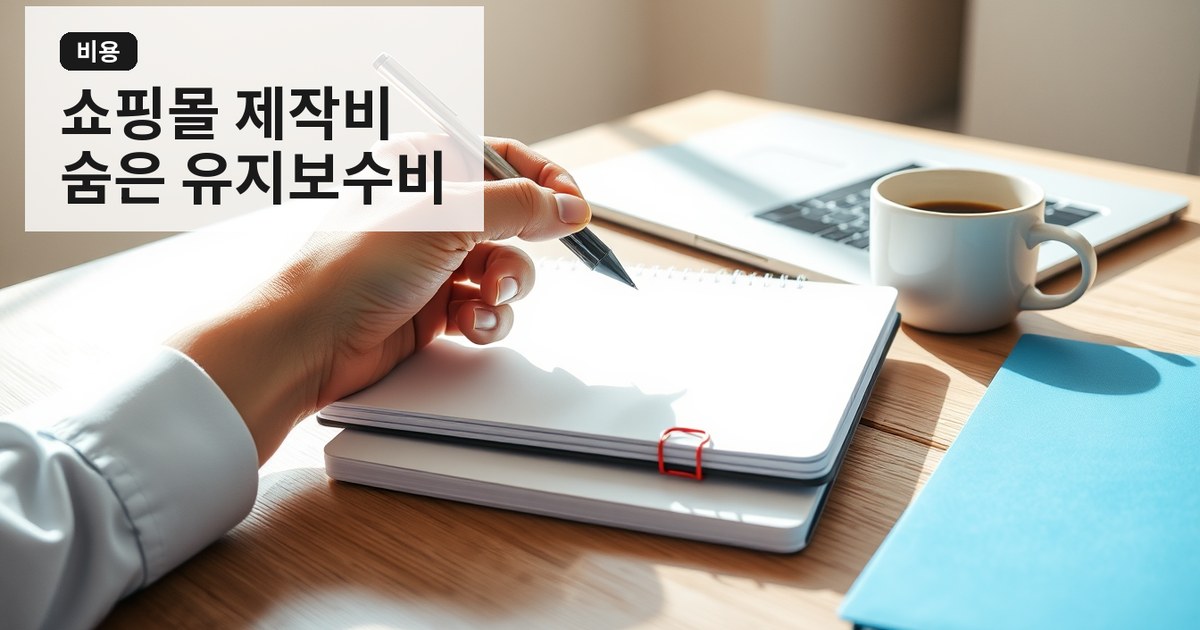 [쇼핑몰 만들기 비용] 카페24, 쇼피파이 vs 자체 개발 — 숨은 유지보수비까지 고려한 올바른 선택 가이드