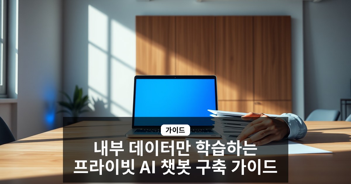 검열 없는 ai 챗봇 구축 가이드 내부 데이터 학습 비용과 보안 체크리스트