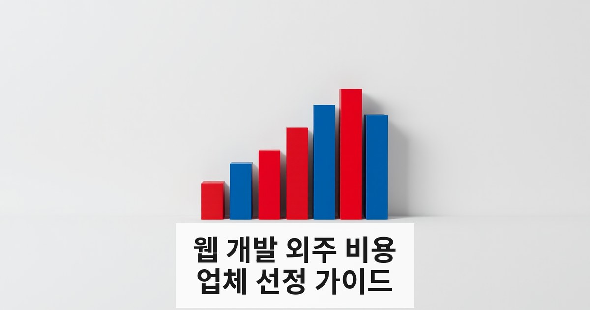 웹 개발 외주, 중소기업 대표가 알아야 할 비용과 업체 선정 가이드