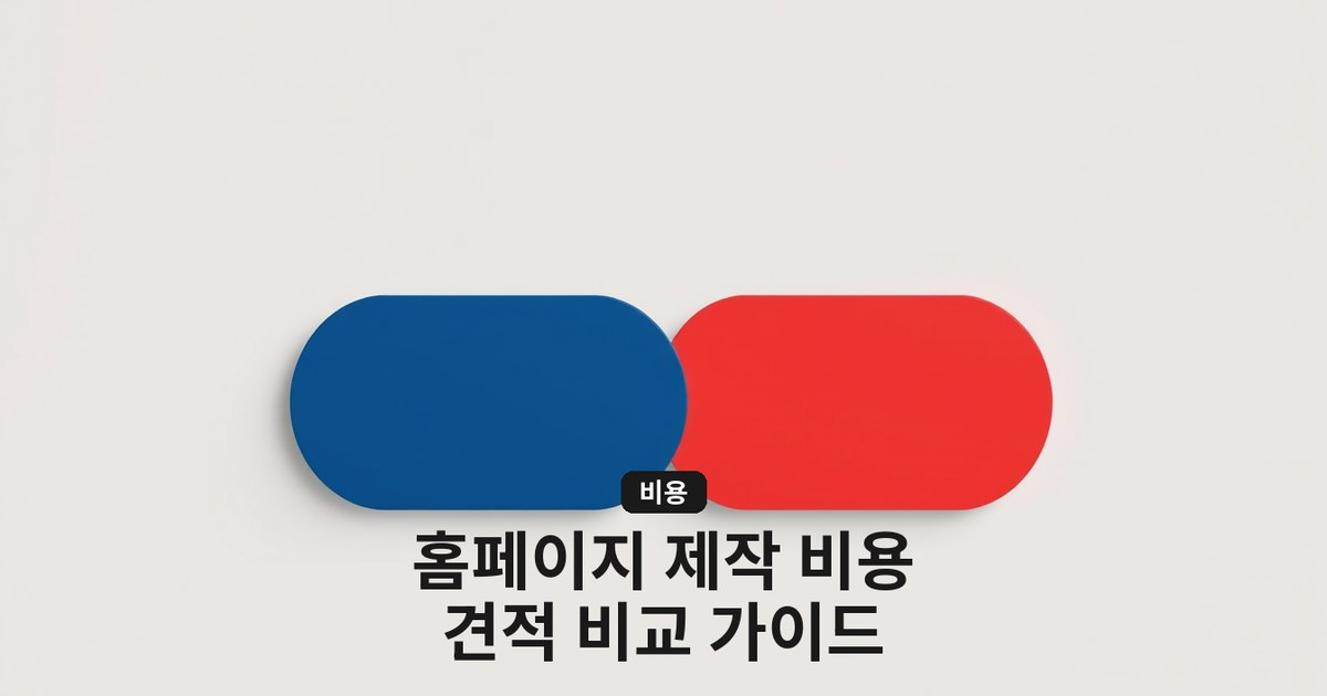 홈페이지 제작 비용 견적 비교 가이드, 예산별 옵션과 체크리스트 정리