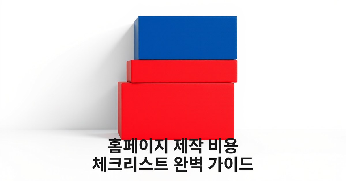 기업 홈페이지 제작 비용과 필수 체크리스트 완벽 가이드