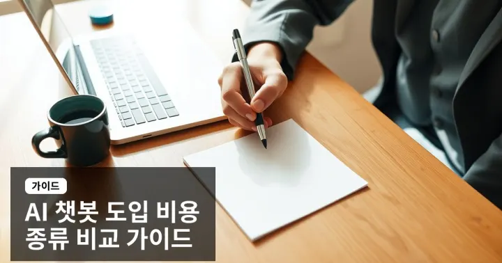 AI 챗봇 제작 비용과 종류 비교 가이드, 도입 전 꼭 확인하세요