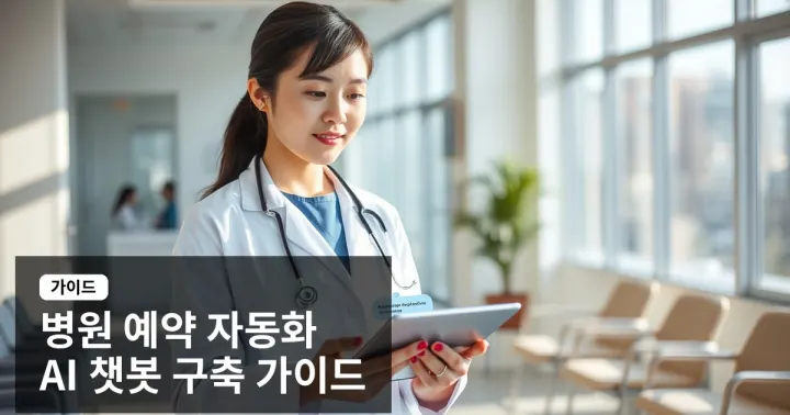 병원 카카오톡 ai 챗봇 개발 가이드 — 예약 문의 자동화와 비용 체크리스트