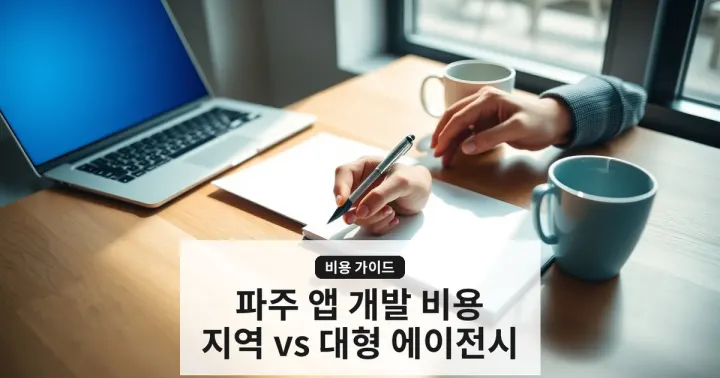 파주 앱 개발 비용과 홈페이지 제작, 지역 업체와 대형 에이전시 선택 가이드