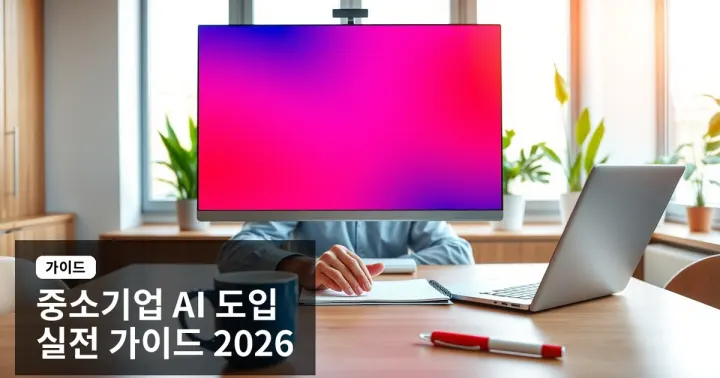 중소기업·소상공인 AI 도입 실전 가이드 2026 — 챗봇, 자동화, LLM 연동