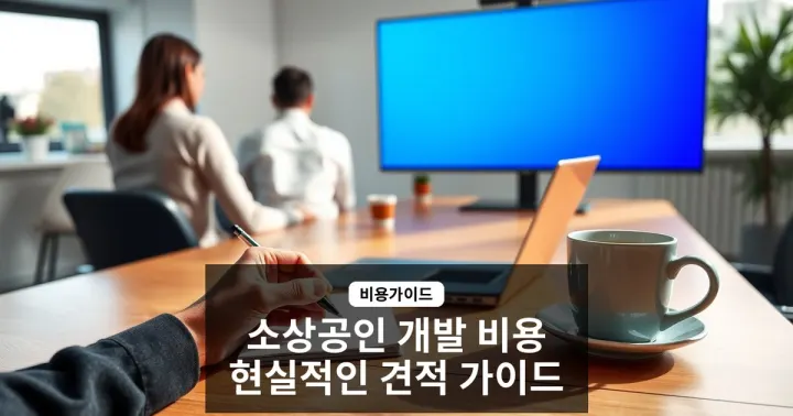 소상공인 맞춤 소프트웨어 개발 비용과 기간, 현실적인 견적 가이드