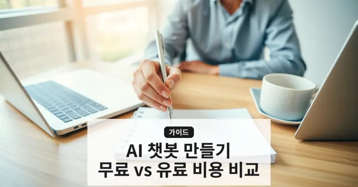 AI 챗봇 만드는법 무료 대안부터 유료 서비스까지 비용 비교 분석