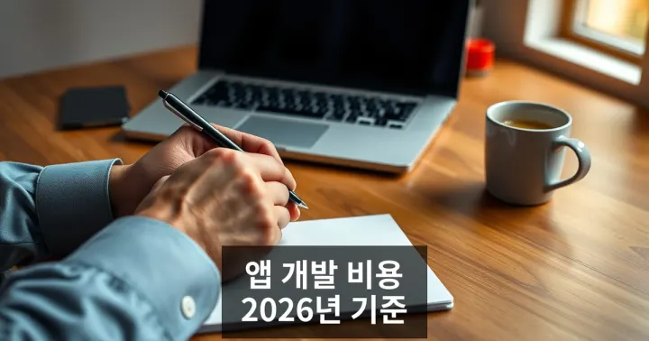 2026년 앱 개발 비용 견적 가이드: iOS·Android vs 하이브리드, 기능별 예산부터 외주 비교까지