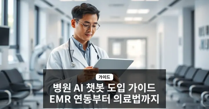 병원 AI 챗봇 상담 시스템, EMR 연동부터 의료법 준수까지 완벽 가이드
